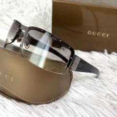 ✨付属品付/未使用級✨グッチ サングラス GG シマ グラデーションレンズ 黒