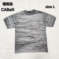 【極美品】CABaN キャバン ニットTシャツ L グレー