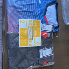 hummel サッカーウェア 青赤グラデーション