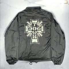 【希少】DOG TOWN ×ドッグタウン×コーチジャケットBLACK DOG TOWN /CROSS LOGO COACH JACKET - ドッグタウン コーチ