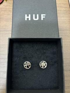 HUF ピアス シルバー 新品未使用 HUF フープピアス シルバー クロスデザイン - メルカリ