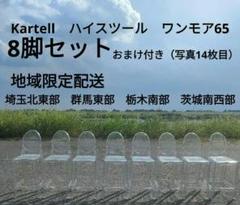 Kartell カルテル チェア　ワンモア65　8脚　地域限定配送　おまけ付き