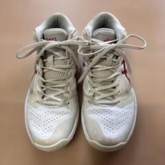 ASICS バスケットボールシューズ ホワイト/レッド