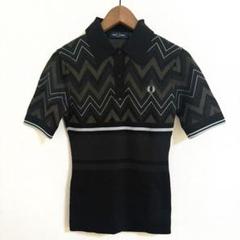 Fred Perry 半袖ポロシャツ ブラック/グリーン
