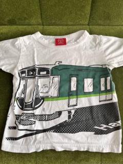 ojicoオジコ　京阪電車とウサギのイラスト Tシャツ 4A