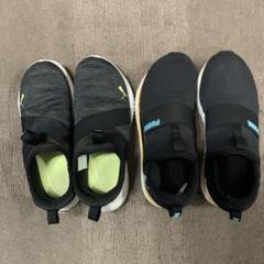 Puma 21cmキッズスリッポンシューズ ブラック/グレーまとめ売り