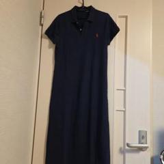 美品✨ポロラルフローレン ロングワンピース ポロシャツドレス US XS POLO RALPH LAUREN - ポロラルフローレン レースアップ