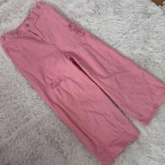 美品♡AnapGirl ダメージカラーパンツ　XS 140cm ピンク