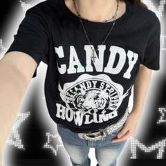 Candy Stripper キャンディーストリッパー Tシャツ ブラック