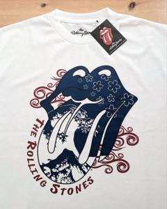 【新品・未使用・タグ付】THE ROLLINGSTONES 和風ロゴTシャツ L