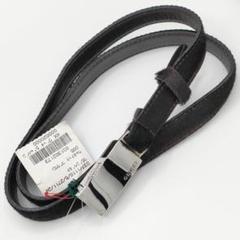 グッチ レザー シルバー金具 ベルト 表記65・26 レディース ブラック GUCCI - グッチ レザー シルバー金具 ベルト 表記65・26