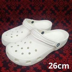 CROCS　ホワイトw10 26cm