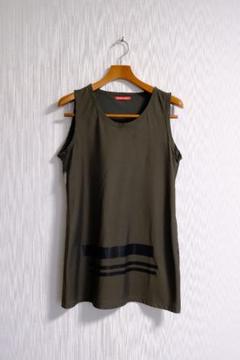 HELMUT LANG 新品未開封品 タンクトップ Lサイズ 緑×1