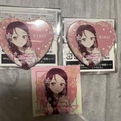 桜内梨子 桜和装 ハート型缶バッジ ラブライブ サンシャイン ハート型 缶バッジ 桜和装 桜内梨子
