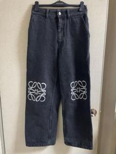 他の人はこちらも検索 ワイドレッグデニムパンツ ブラック ロエベ バギーパンツ メルカリ - パンツ