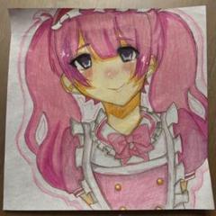 オリジナルイラスト メイド服