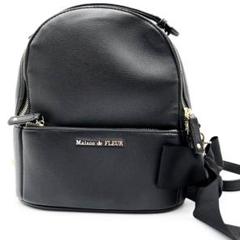 【極美品】Maison de FLEUR ブラックリュック