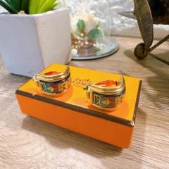 エルメス HERMES エマイユ イヤリング ライオン ブランド | unimac.az