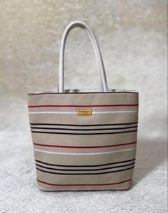 Burberry バーバリー ブルーレーベル プレートロゴ　トートバッグ