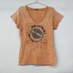 HARLEY-DAVIDSON Vネック Tシャツ レディース 古着のサムネイル