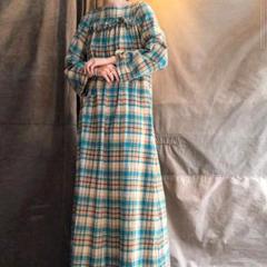【 送料無料・60'S Vintage 】CHECK ONE-PIECEのサムネイル