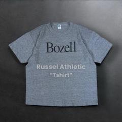 90s USA製 企業モノ ラッセルアスレチック Tシャツ シングルステッチ古着