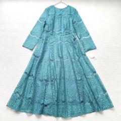 新品未使用 Rire Fete ヤマダヤ ロングワンピース ドレス 緑 9のサムネイル