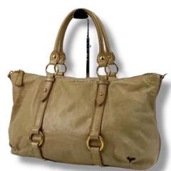 00s miu miu archive leather tote bag