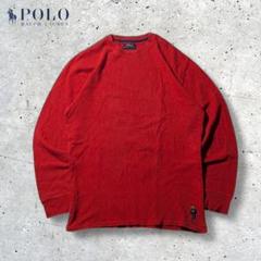 希少POLORALPHLAURENポロラルフローレンサーマル長袖Tシャツフェード