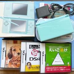 任天堂 Nintendo DS Lite アイスブルー 本体とソフト3種
