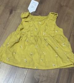新品　100サイズ mamaraku トップス　花柄　リボン
