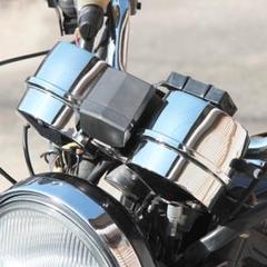 Z400FX メッキ純正メーターステー Z750E 純正 メーター 中古 ( Z750FX2 Z750FX3 Z400FX Z550FX