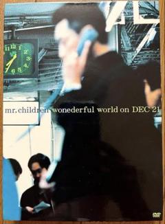 Mr.Children wonederful world on DEC 21