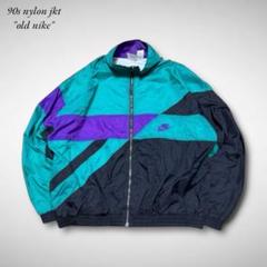 90s NIKE OLD ナイロントラックジャケット 短丈 ジャージ L ナイキ
