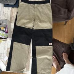 Dickies アダムエロペ　ダブルニー チノパンツ L 34 カラーブロックのサムネイル