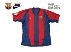 2002-03 FC BARCELONA NIKE GAME SHIRTS FC