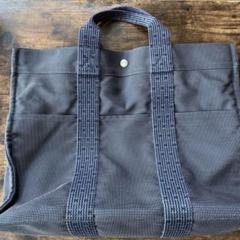HRMES【エルメス】エールライン トートバッグ グレー