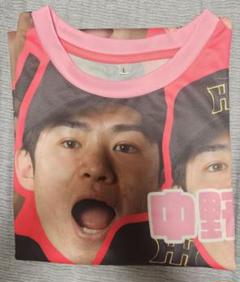 阪神タイガース 甲子園限定 シークレット 　　　　　選手顔柄 Tシャツ 中野拓夢