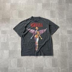 NIRVANA in utero angel fade tee black