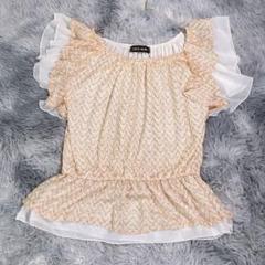 CECIL McBE【M】Tシャツ　ピンク　レディース　少し厚手　レディース