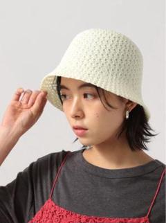 新品未使用ベイフロー透かし編みサーモハット
