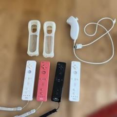 wiiリモコン3個・Wiiリモコンプラス1個・リモコンカバー2個・ヌンチャク