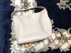 超美品　FURLA 2wayレザーショルダーバッグ ベージュ