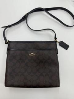 極美品 COACH コーチ ショルダーバッグ シグネチャー ブラウン