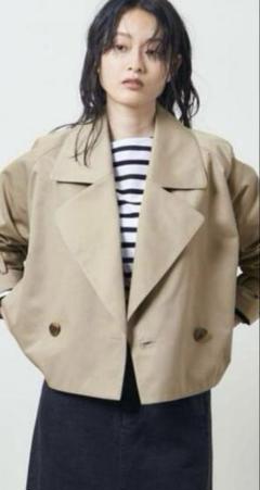 新品未使用★＜MARW UNITED ARROWS＞ショート トレンチコート MARW UNITED ARROWS（マルゥ ユナイテッドアローズ）の「＜MARW