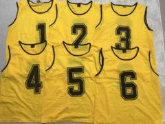 【黄色ビブス】スポーツ wellkeen 1〜6番