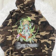 希少✨ Supreme 女神刺繍 ロゴ入り ジップパーカー カモフラ柄 XL