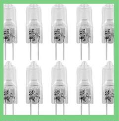 ミニハロゲン電球 10個入り 透明 ハロゲン電球 10W 20W AC DC