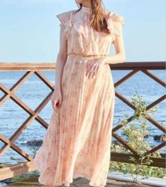 【松村沙友理】【美品】LANTINAM ランティナム　花柄　プリーツ　ワンピース