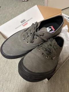 スニーカー VANS ヴァンズ SKATE AUTHENTIC グレー